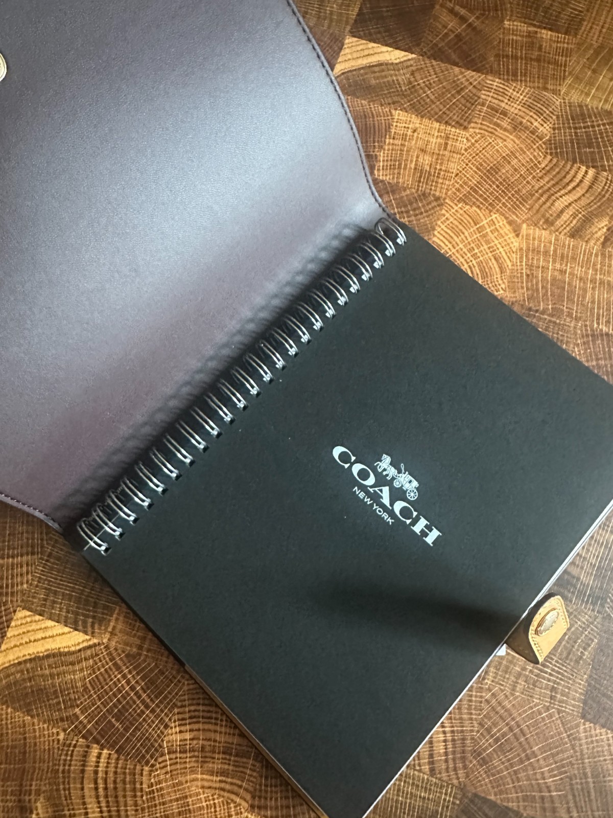NWT Coach Notebook In Signature Canvas With Floral Print CCF40