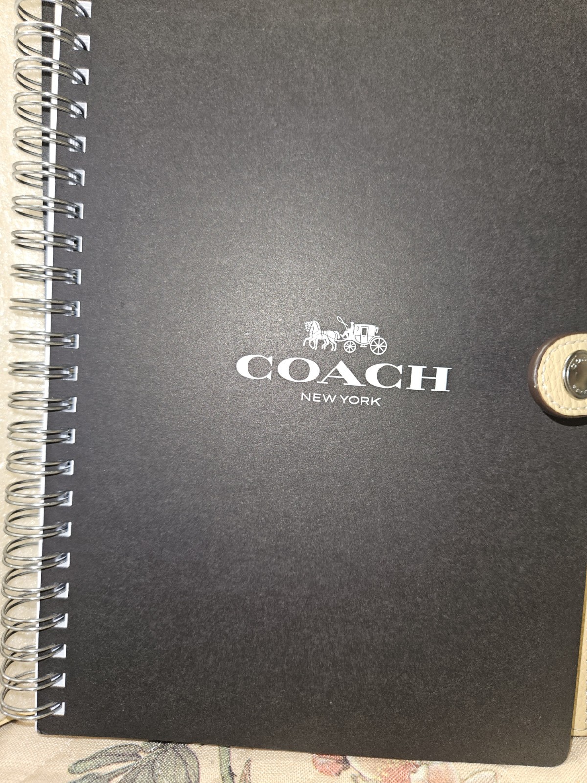 COACH Notebook Yellow Floral Print/Multi NWT 🌼🌼🌼