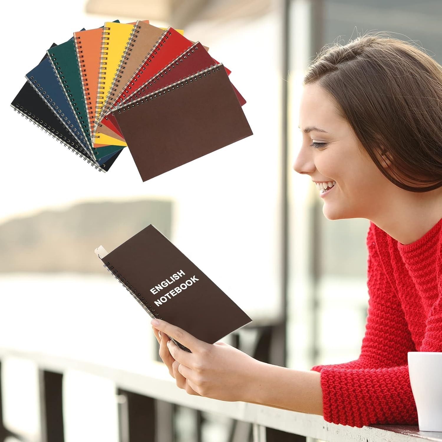 36 Pcs Multi Color A5 Spiral Notebooks Bulk Set for Students