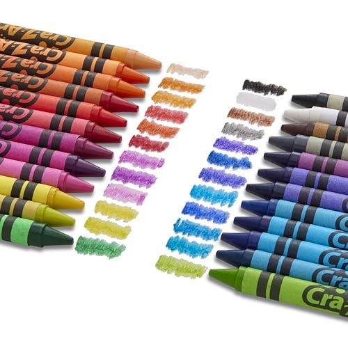Cra-Z-Art Crayons, Bulk Pack, 24 Count, 24 24 Count (Pack of 24), Multi-color