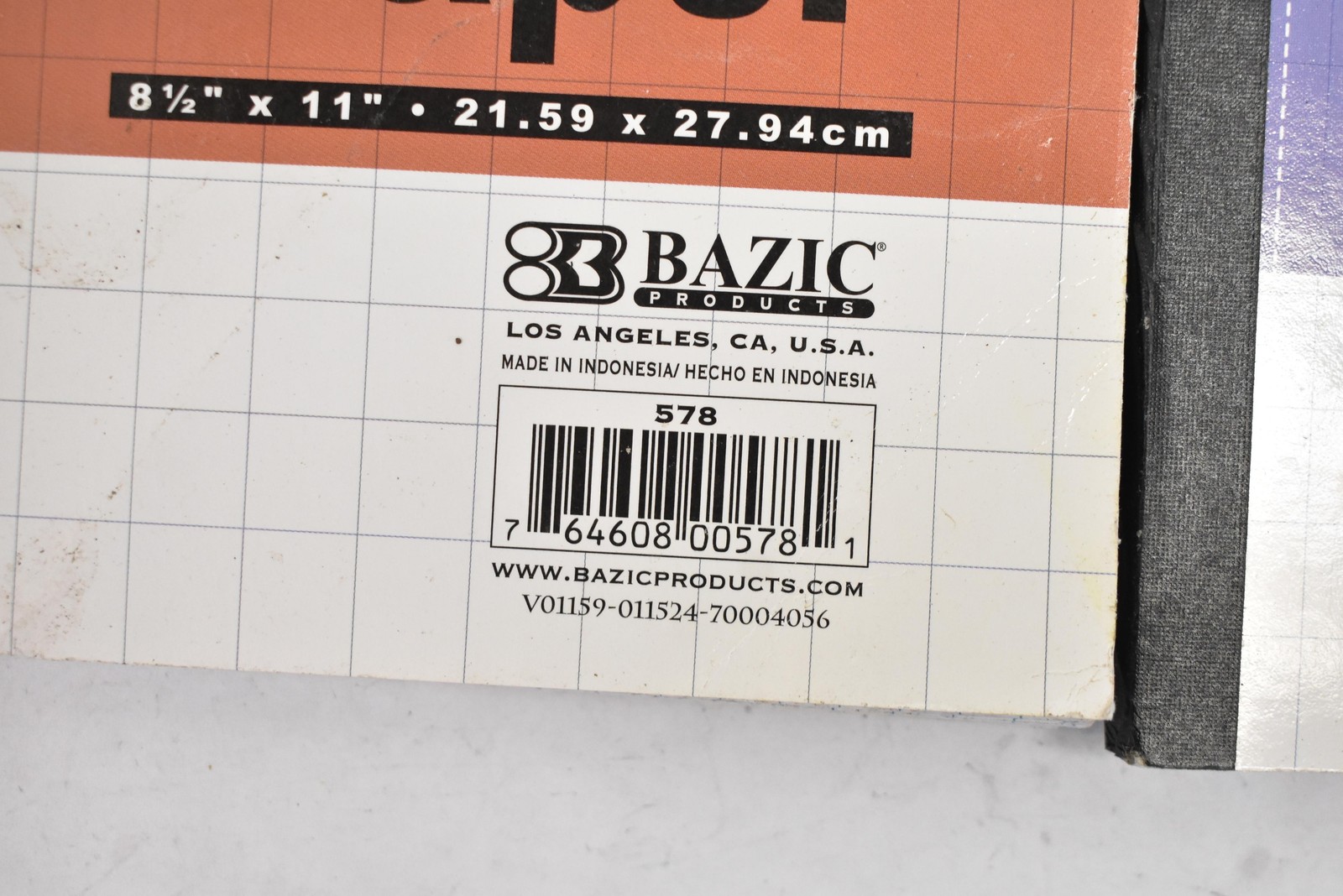 Bazic Reversible Graph Paper Pads Lot Of 9 Multi-Color 80 Sheets School