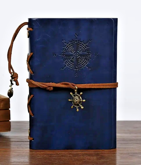 Nautical Spiral Notebook Refillable Writing Journal Notebook 4 Colors BLK1114