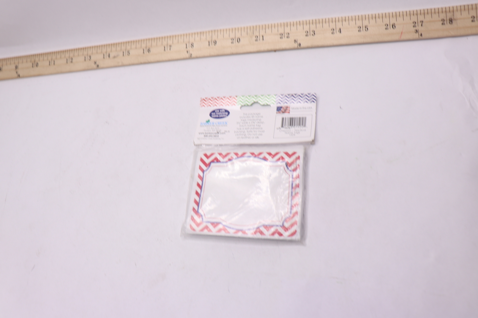 (45-Pk) Barker Creek Nautical Chevron Name Badges 3-1/2&Prime; W x 2-3/4&Prime; D 1524