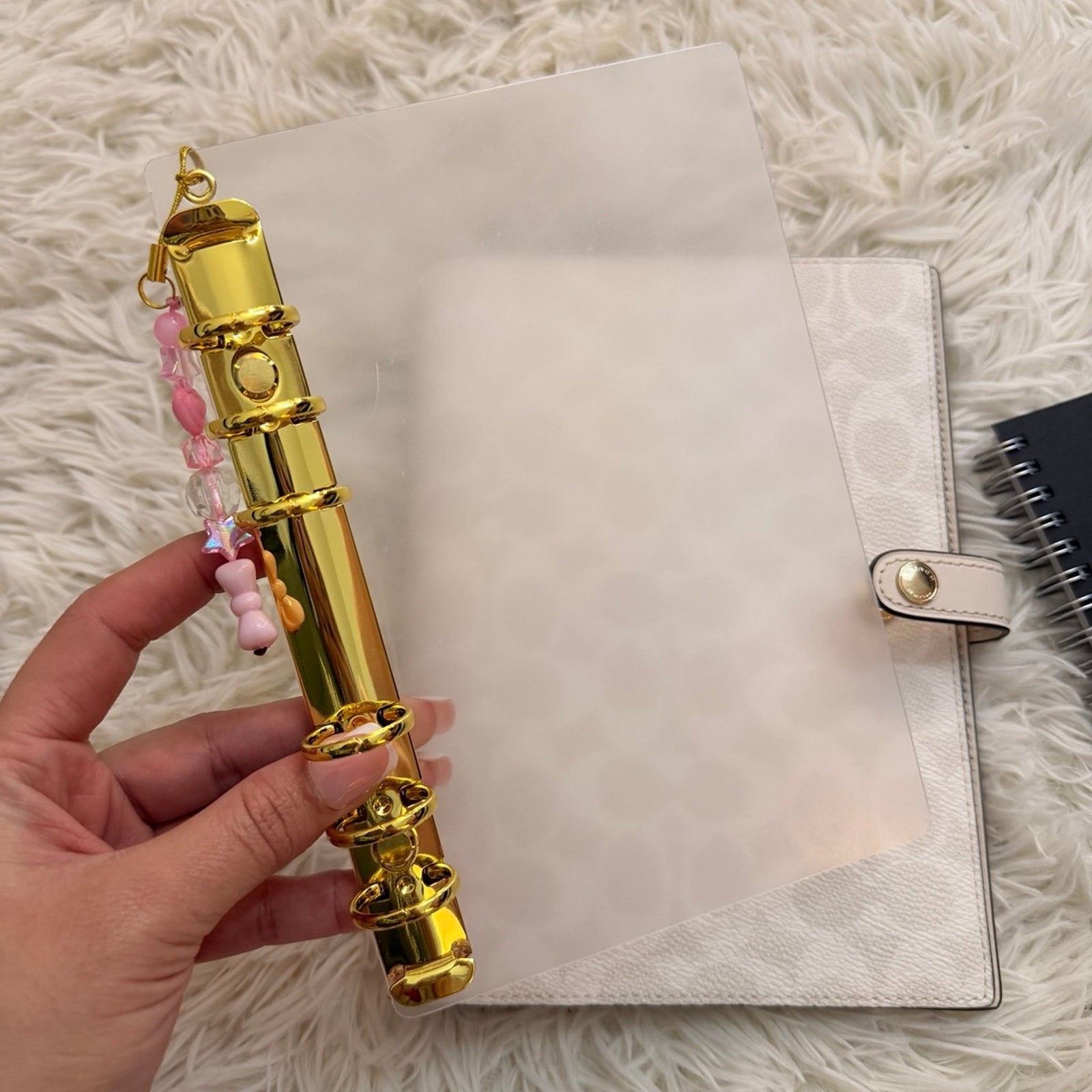 COACH Notebook A6 Binder Adapter Insert ONLY I *NOTEBOOK* Not Included