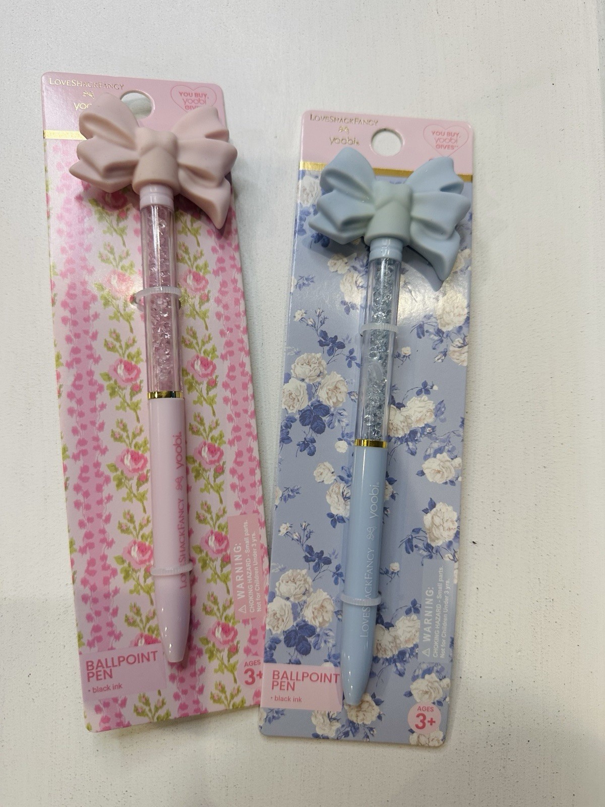 LoveShackFancy x Yoobi 19 Pc School Supply Mega Lot Pink Blue Floral NEW