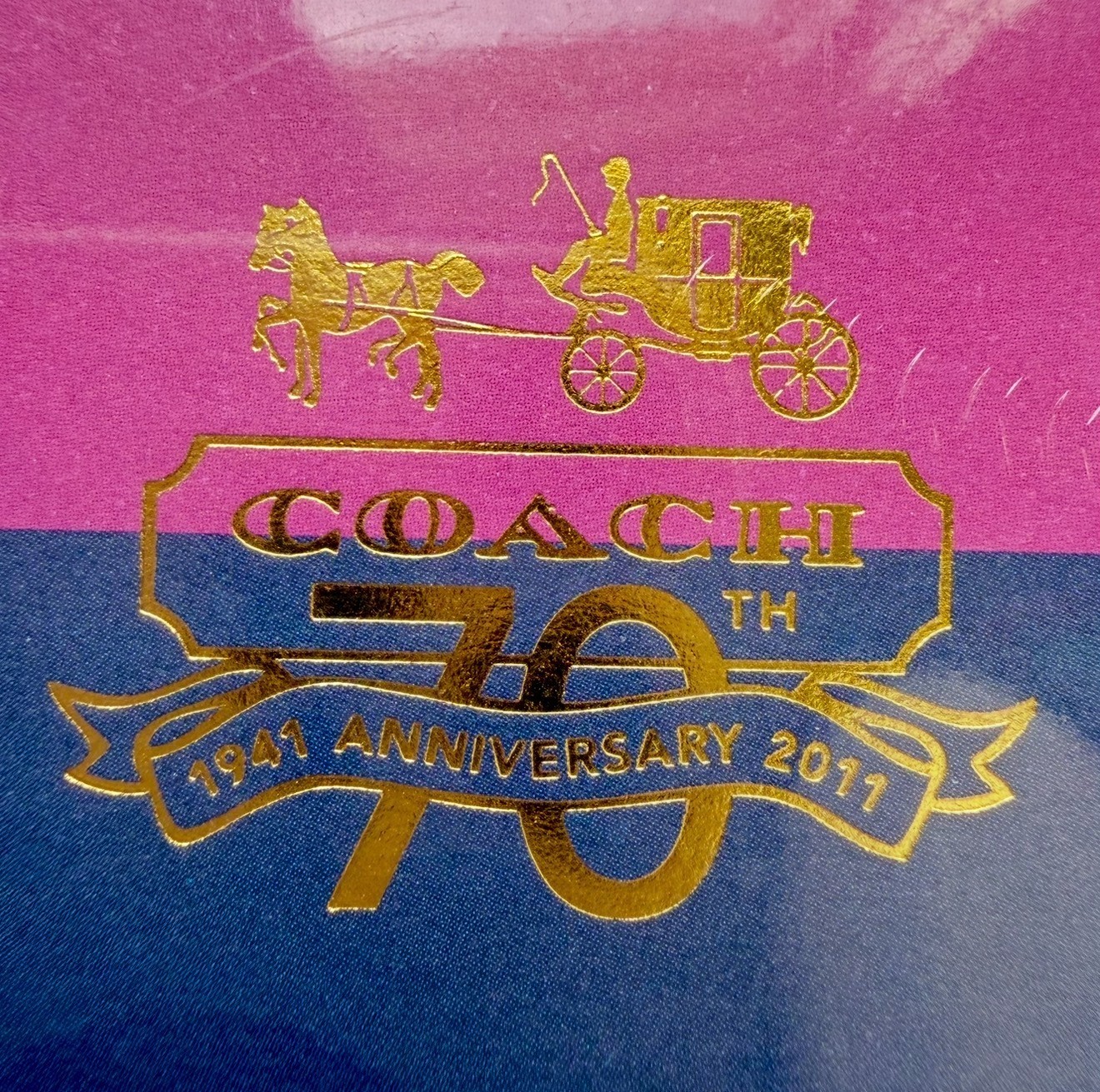 Coach Legacy 70th Anniversary Striped Notebook Set (2) and Pencil Set (10)