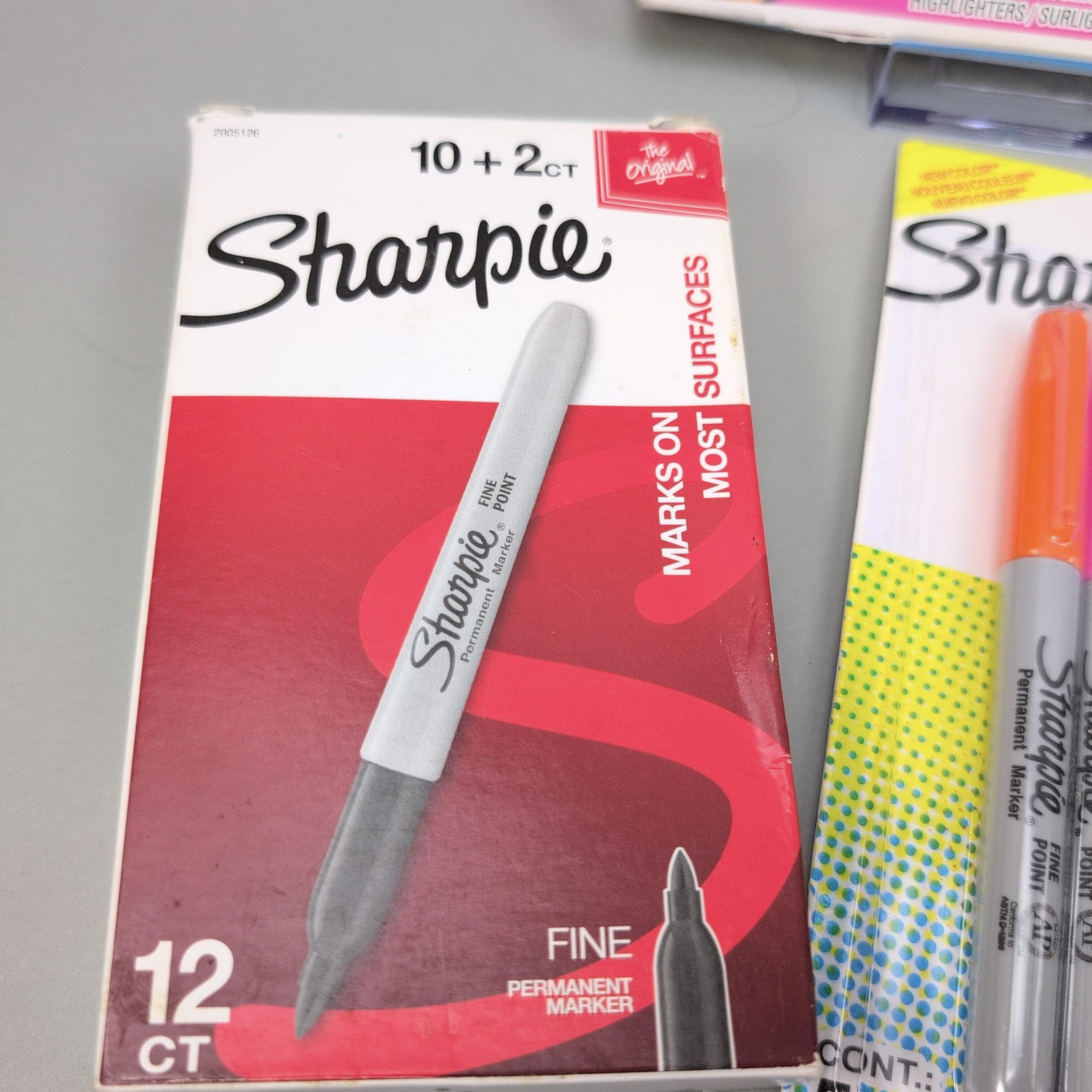 Sharpie Highlighter Permanent Marker Lot Multi-Color 8 Packs Assorted Set