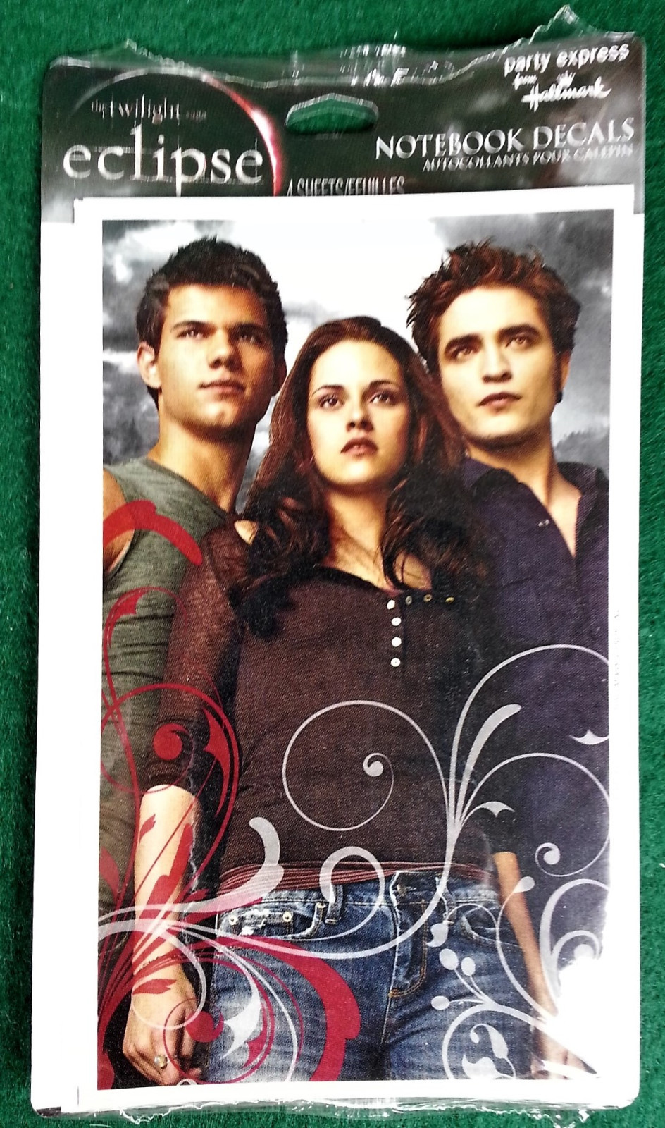 Twilight Eclipse Notebook Decals 4 Sheets Party Express Hallmark NEW Stickers