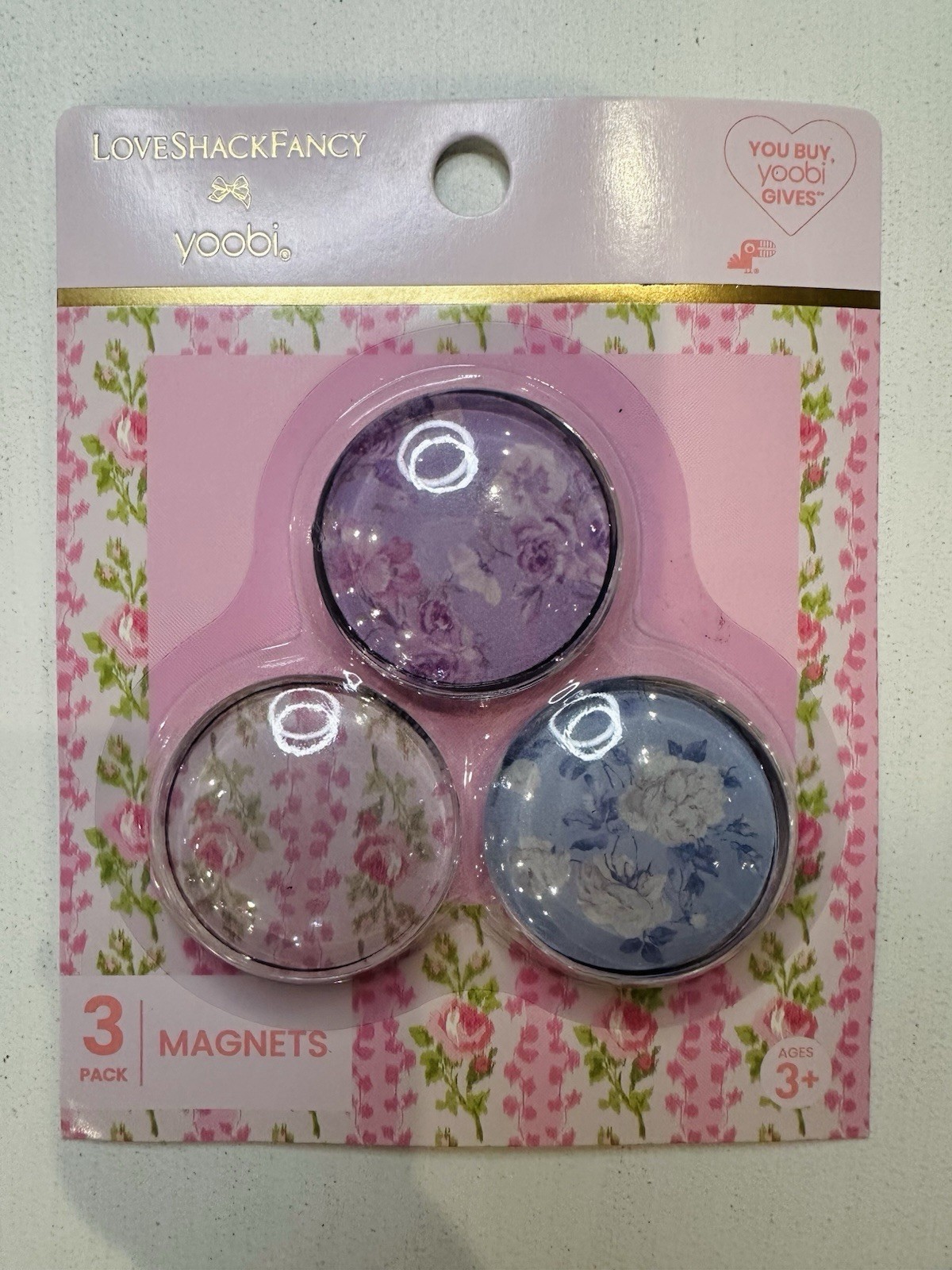 LoveShackFancy x Yoobi 19 Pc School Supply Mega Lot Pink Blue Floral NEW