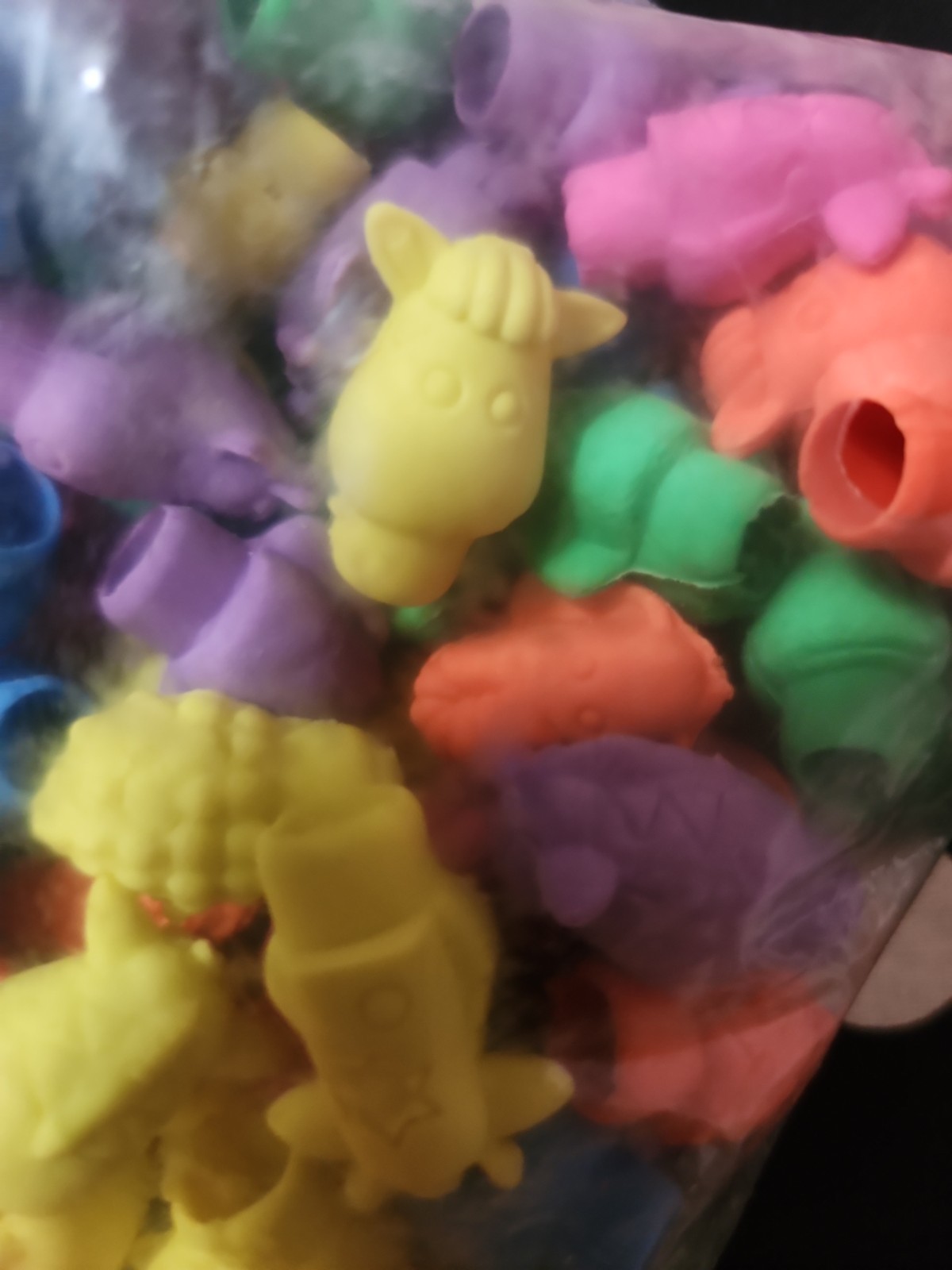 Zoo Animal Pencil Top Erasers, Multi Color Quantity Approx 150 Erasers