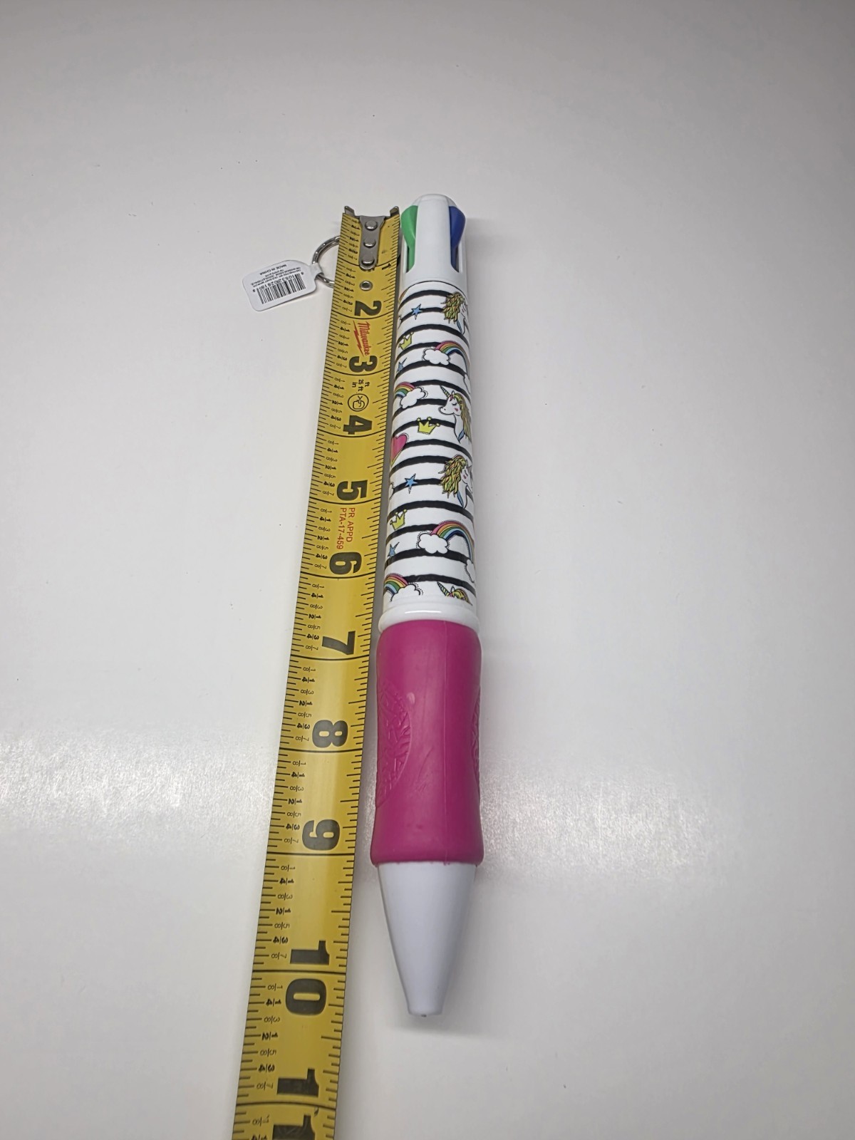 Rainbow unicorns Multi color Retractable pen stocking stuffer birthday Jumbo 10&Prime;