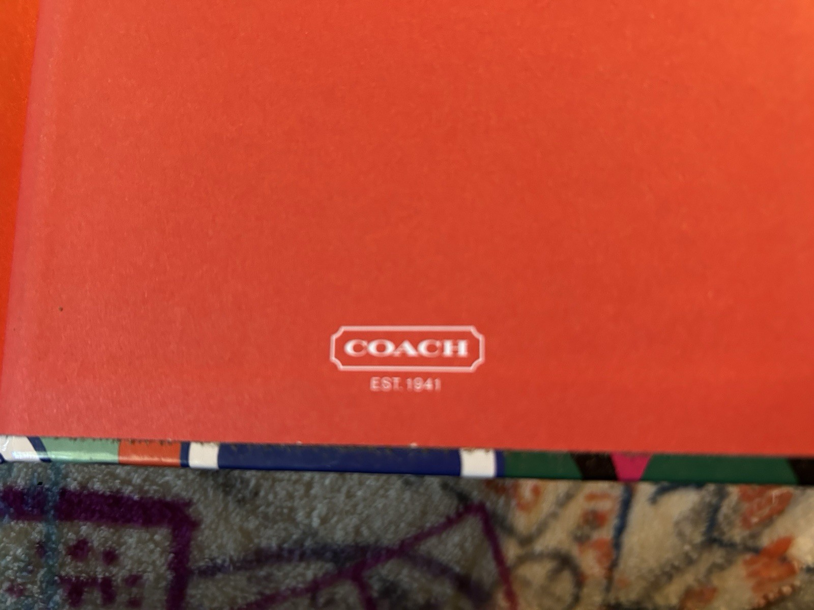 Coach Poppy C Pop Diary Journal