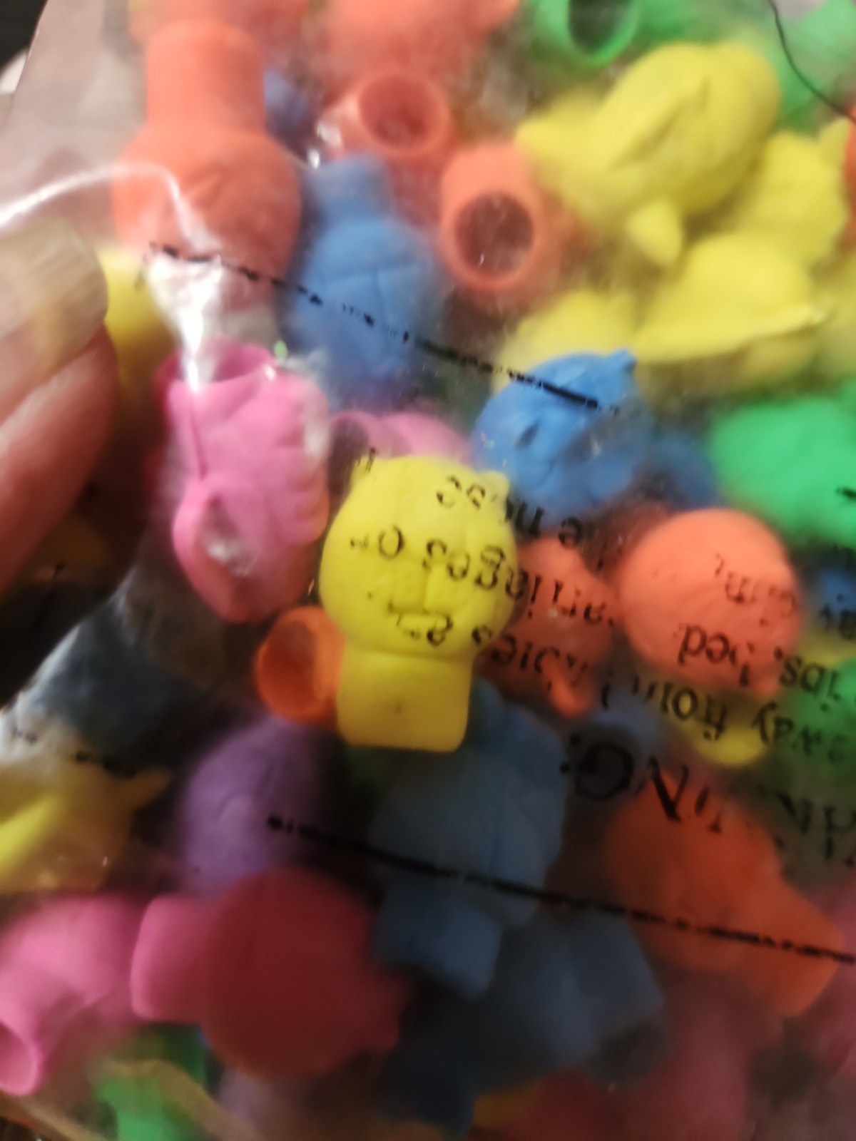 Zoo Animal Pencil Top Erasers, Multi Color Quantity Approx 150 Erasers