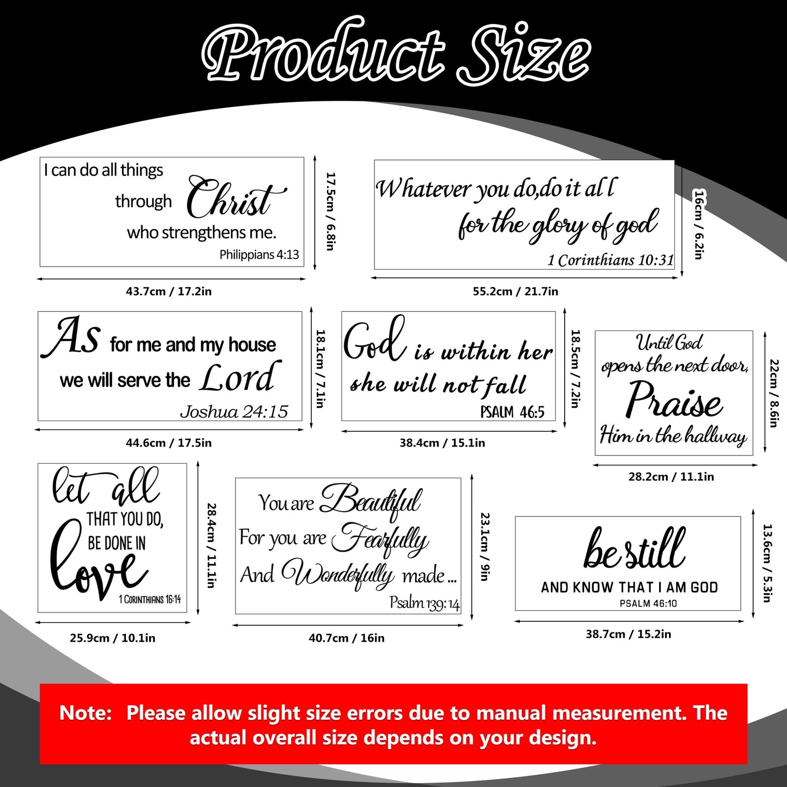 Bible Verse Wall Decals Inspirational Wall Decals Quotes Christian Scripture …