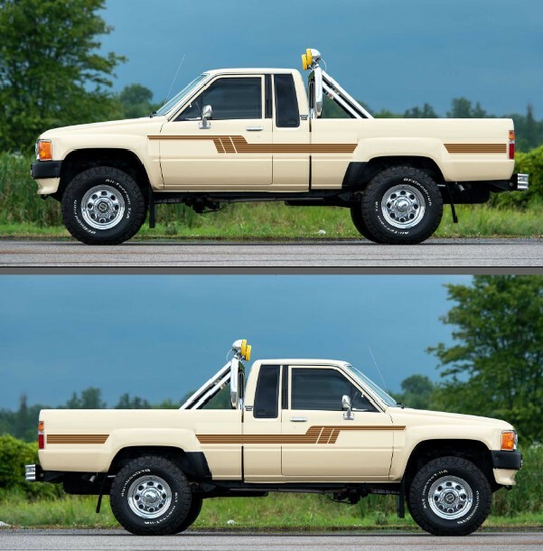 Retro Vinyl Decals Graphics Vintage Style Stickers For Classic Pickup