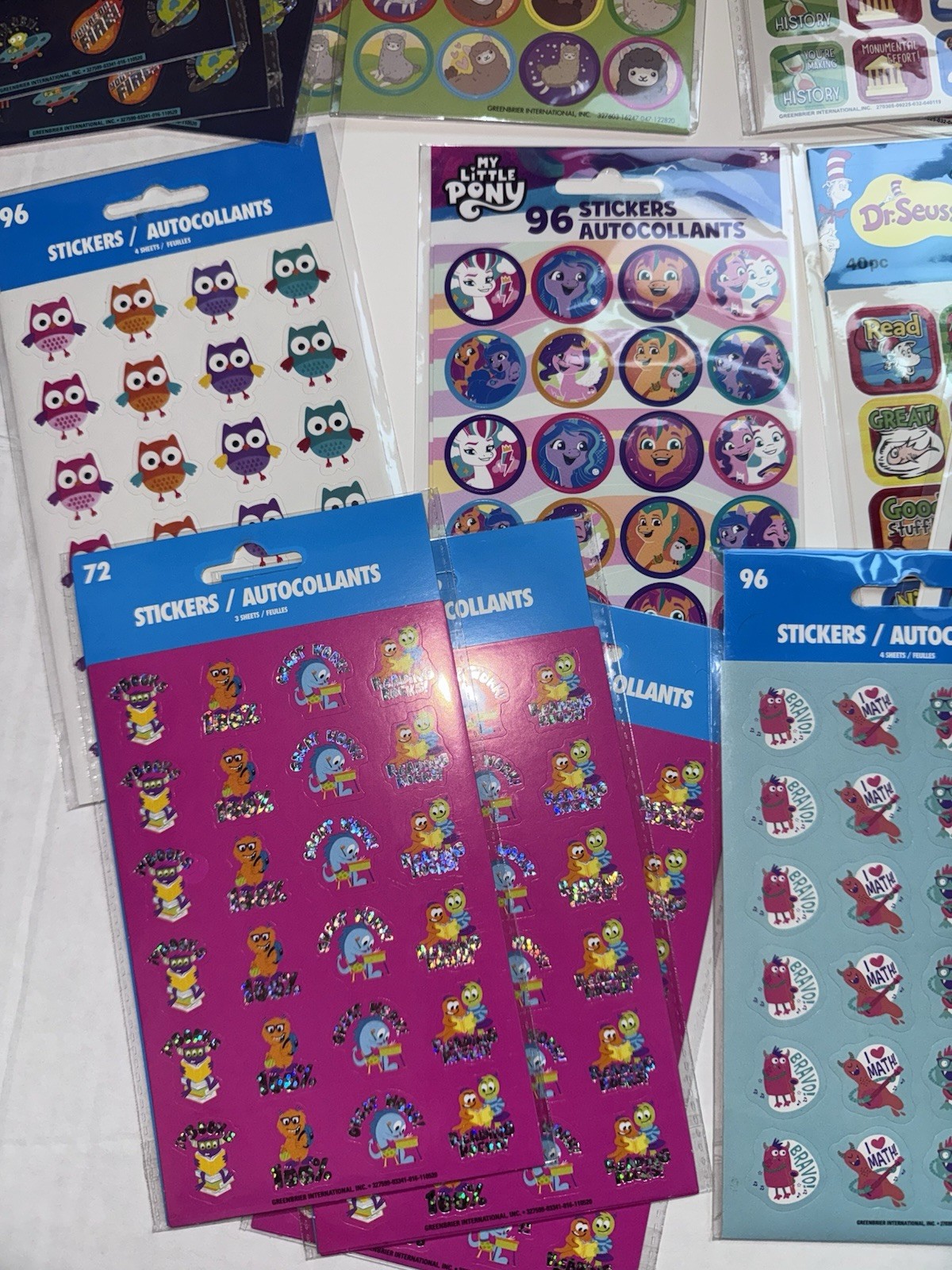 Teacher Sticker Pack 31 Packs Motivational Reward Stickers for Kids 2200 Pieces