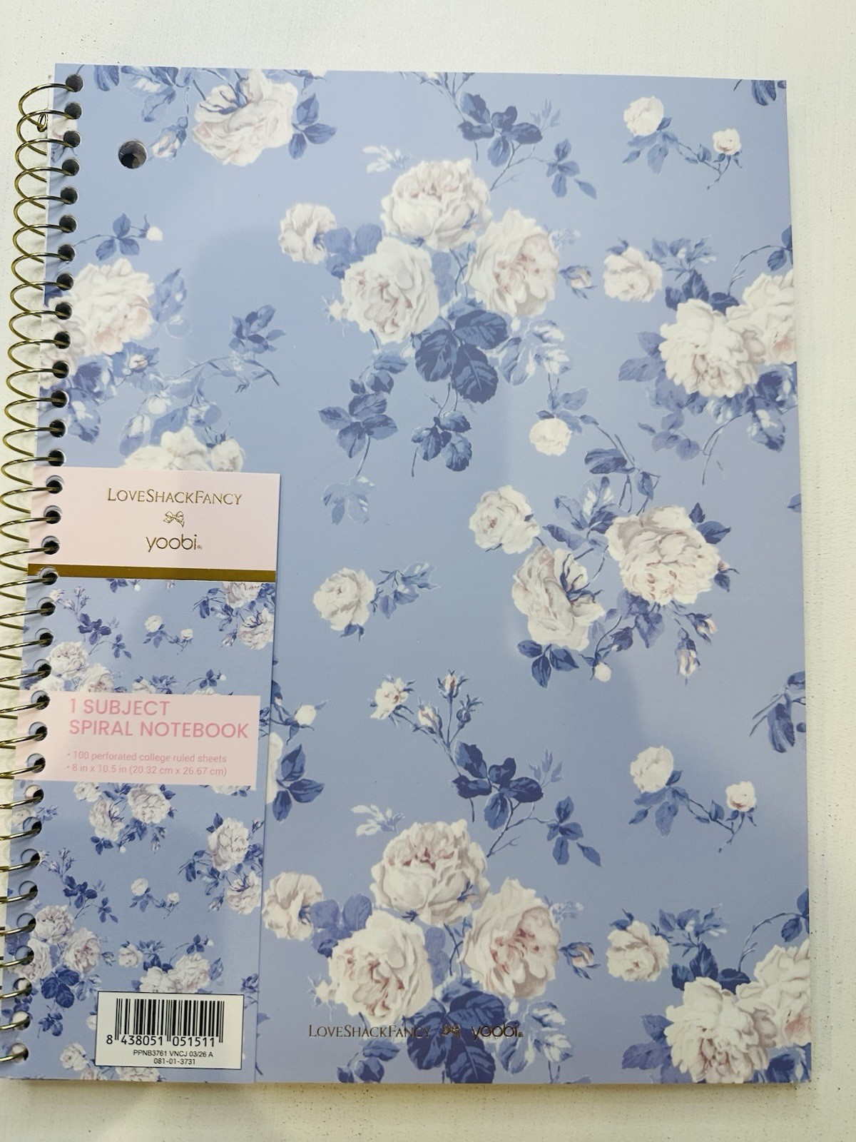 LoveShackFancy x Yoobi 19 Pc School Supply Mega Lot Pink Blue Floral NEW