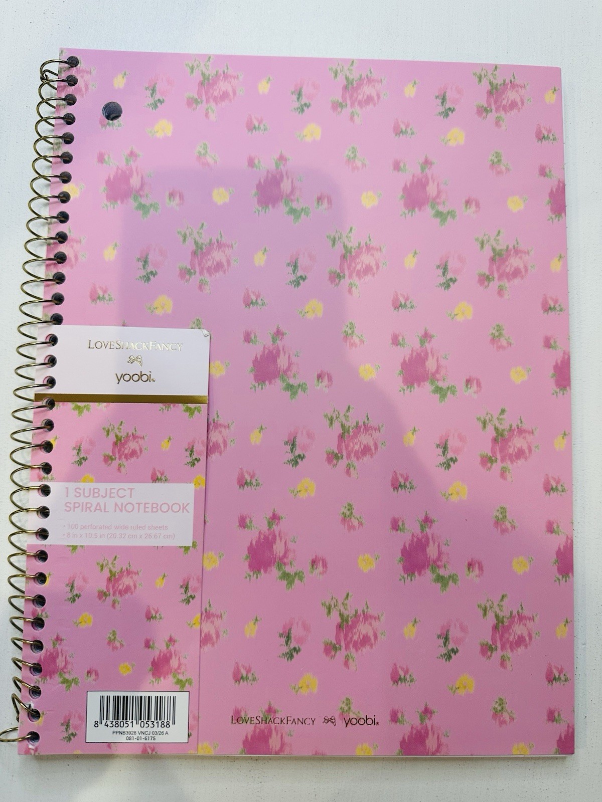 LoveShackFancy x Yoobi 19 Pc School Supply Mega Lot Pink Blue Floral NEW