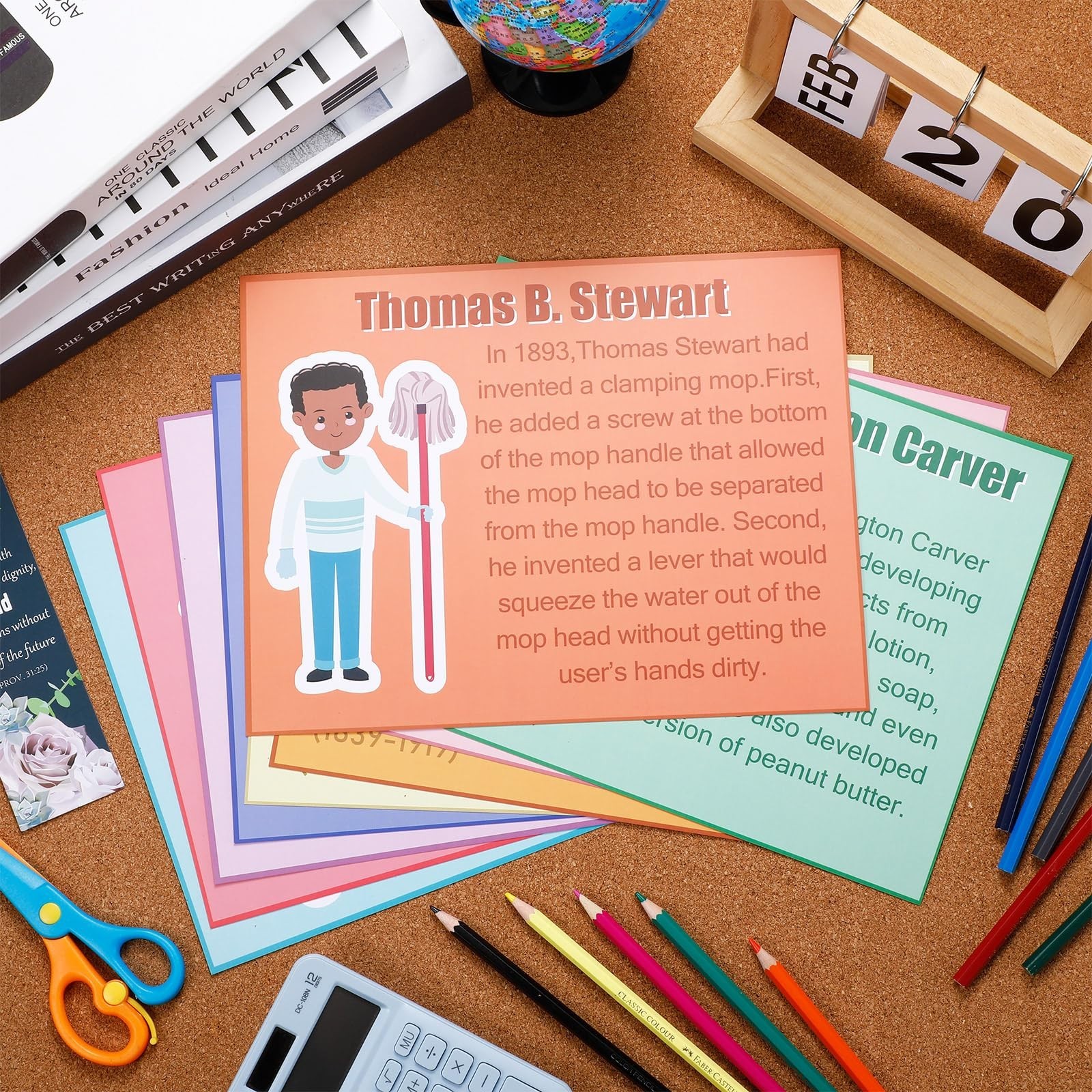 9 Pcs Black History Month Posters 8.5 »x11 » African American Inventions Post…