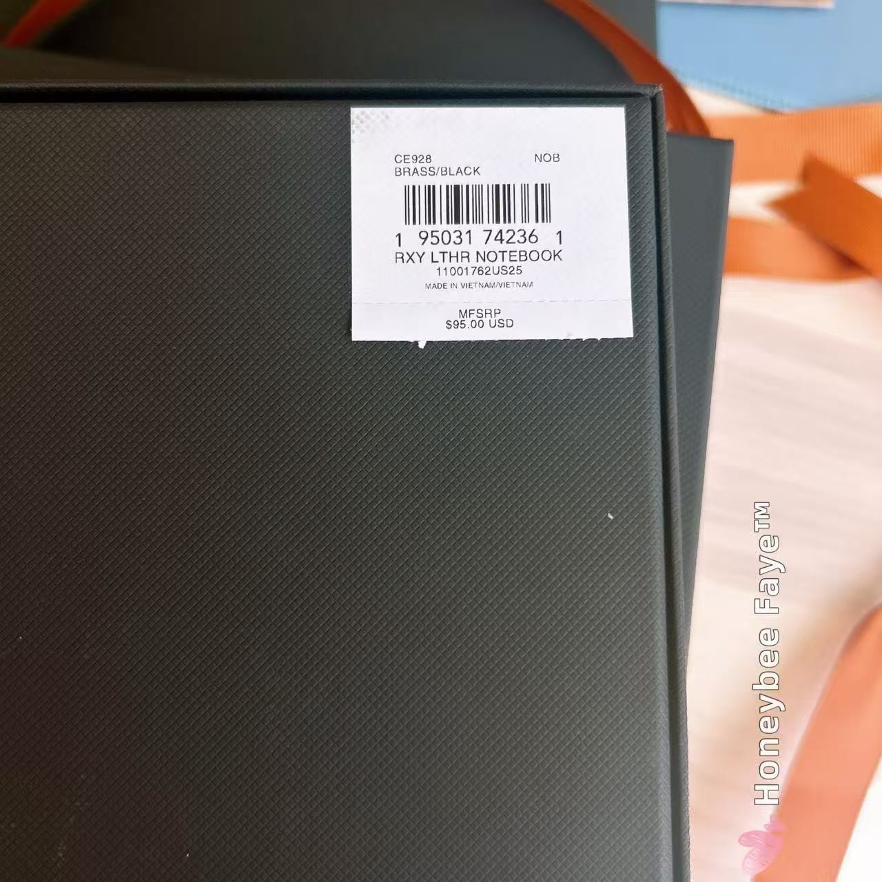 NWT Coach Notebook With Rexy CE928 Brass/Black Multi BOX