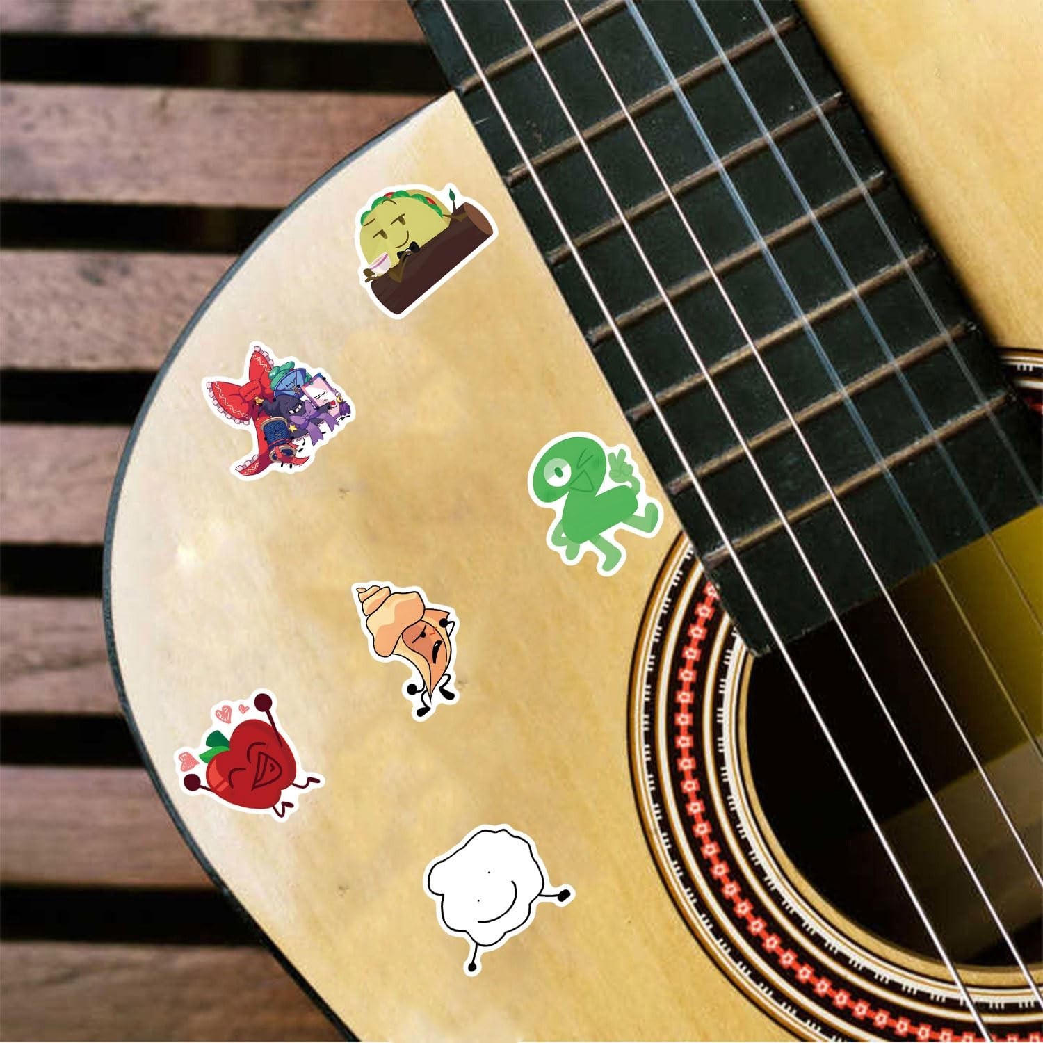138Pcs Object Show Stickers, Cute Cartoon Waterproof Vinyl Decals for Water B…