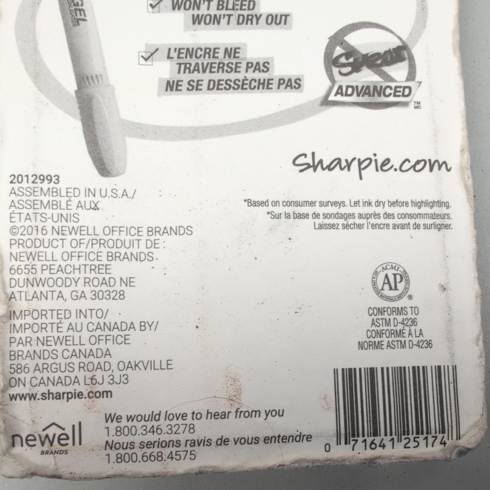 Sharpie Highlighter Permanent Marker Lot Multi-Color 8 Packs Assorted Set